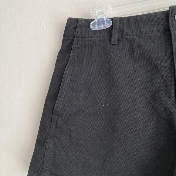 Uniqlo Womens Shorts 29 Waist Black Jean Denim High Waist Boyfriend Classic - Picture 2 of 10